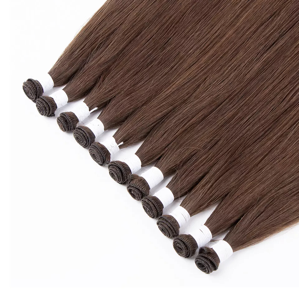 Wholesale European Hand Tied Wefts Remy Hand Tied Weft Human Hand Tied Weft Hair Extension